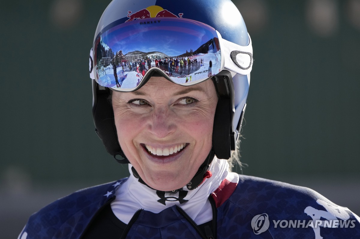 '스키 여제' 본, 약 6년 만의 복귀전서 공동 24위