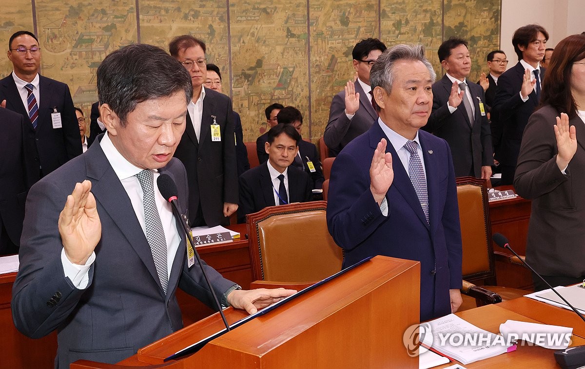 정몽규 축구협회장, 내달 또 국회로…문체위 국감 증인채택