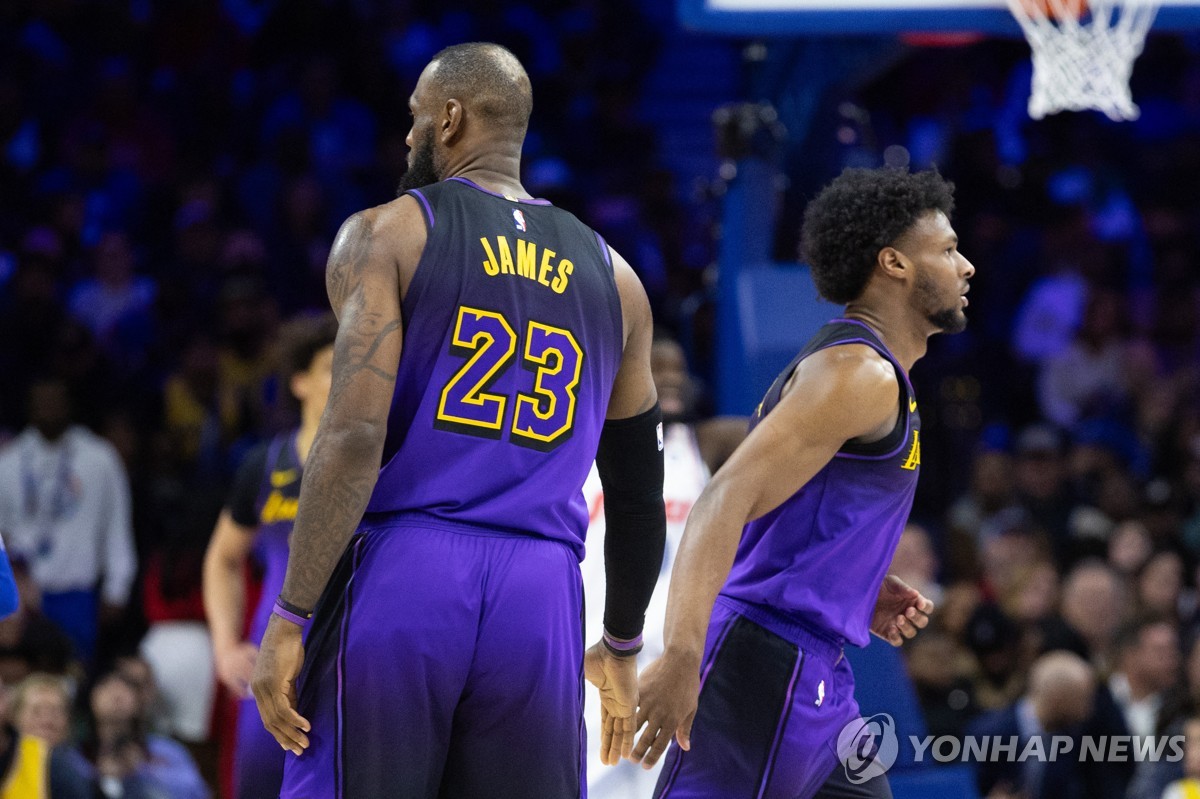 NBA 킹 제임스 '아들' 브로니, 15분간 슛 5개 놓치고 실책도 3개