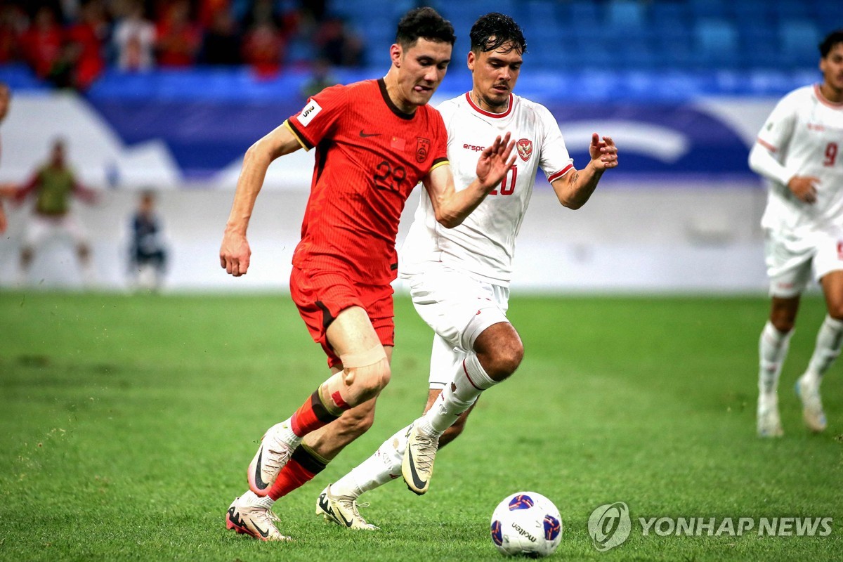 신태용호 인도네시아, 중국에 1-2 패배…3차 예선 첫승 또 실패