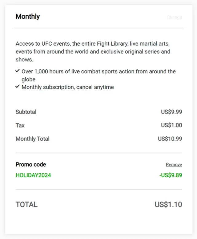 UFC 회장 주목 정찬성 ZFN 1600원에 본다